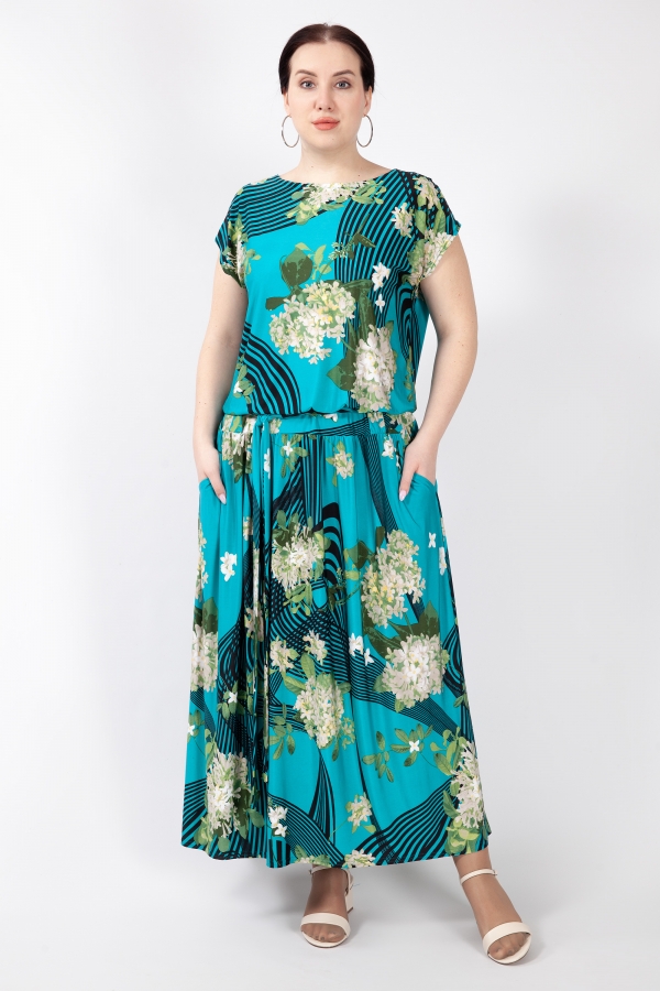 Милада платье с цветочным принтом фото Платье Анджелина-2