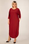 Платье Мона Милада макси платье с красного цвета