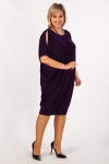 Платье Тиффани Милада с люрексом фиолетовое