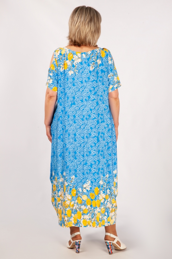 Платье Алиса Милада с цветочным принтом фото