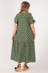Платье Анфиса Милада зеленого цвета