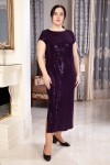 Платье Диор-2 Милада макси длина с пайетками
